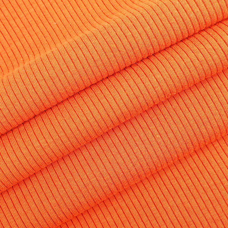 32s C/R + 40D Helpläterad Randig Spandex Ribbstickning