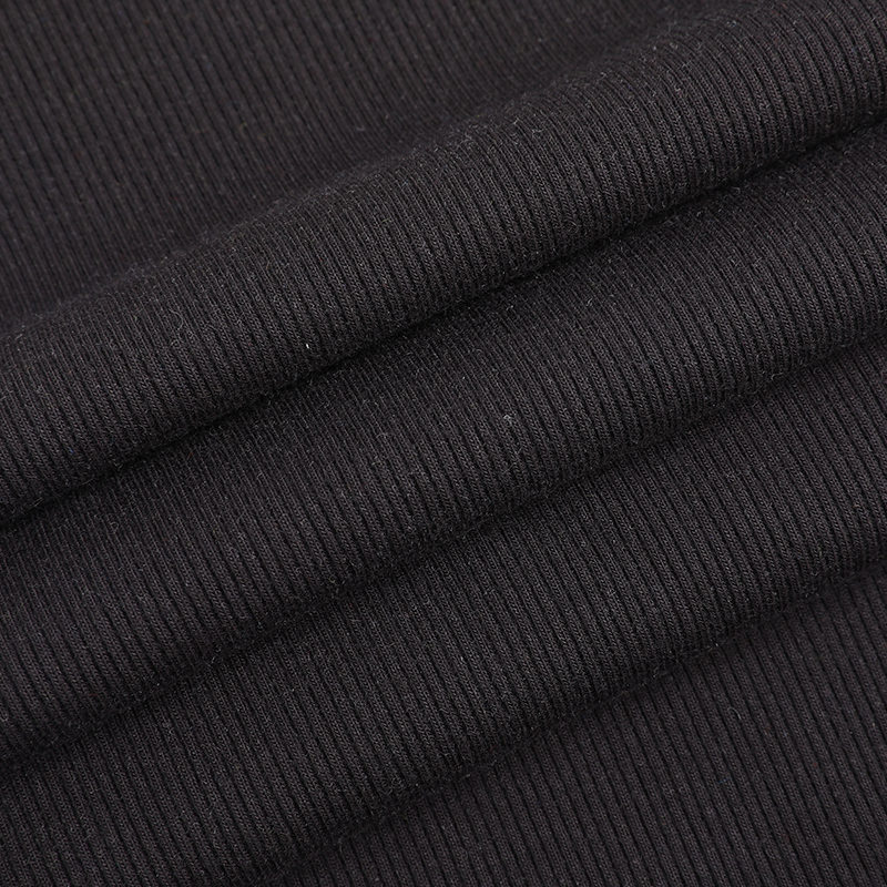 21s T/R + 30D Helpläterad 2x2 Spandex Ribbstickad